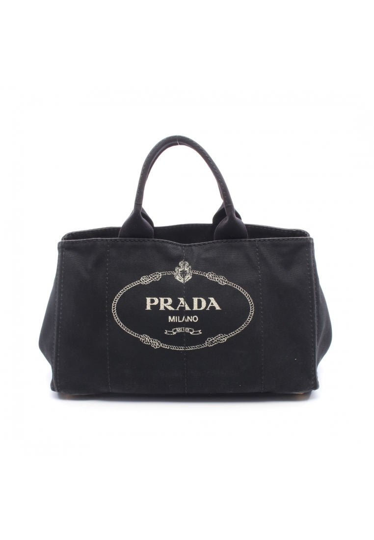 Prada Pre-Loved Prada CANAPA Canapa Handbag tote bag canvas black