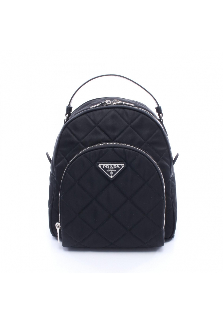 PRADA Pre-Loved Prada TESSUTO IMPUNTU Backpack rucksack Nylon leather black
