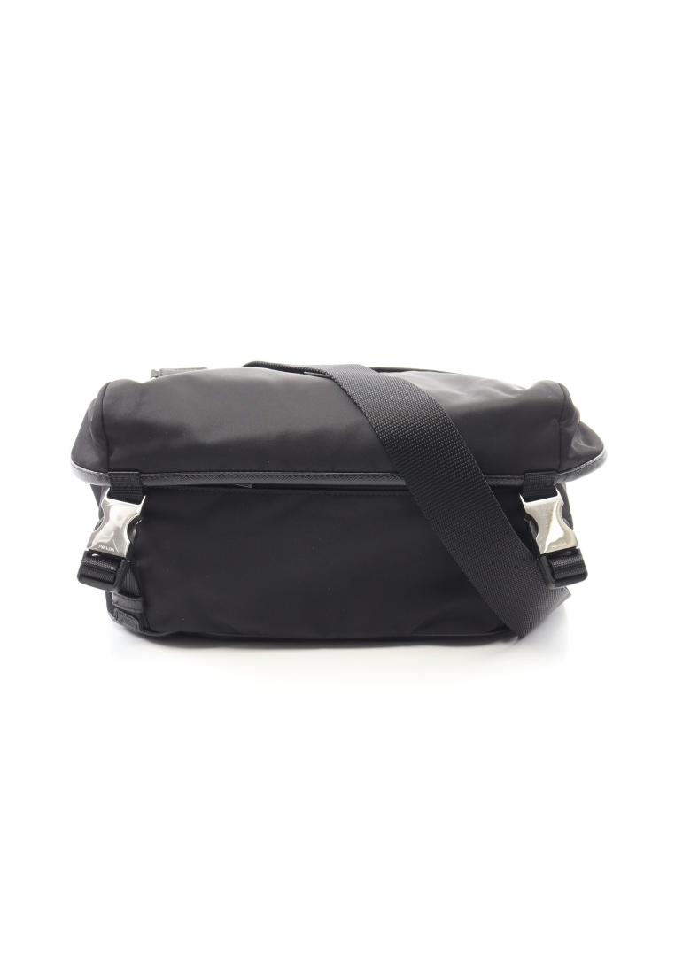 Prada Pre-Loved Prada Re-Nylon Shoulder bag Nylon Saffiano leather black