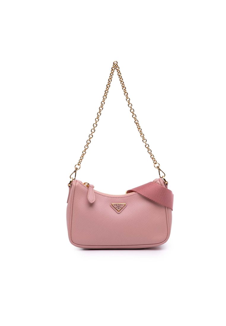 Prada Pre-Loved Prada Saffiano Lux Re Edition 2005 Satchel