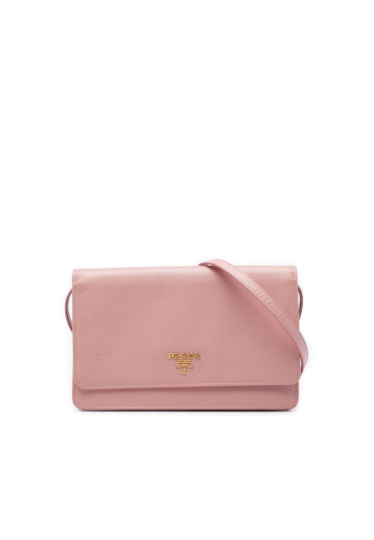 Prada Pre-Loved Prada Saffiano Wallet On Strap