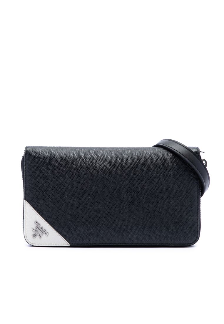 Prada Pre-Loved Prada Saffiano Wallet On Strap