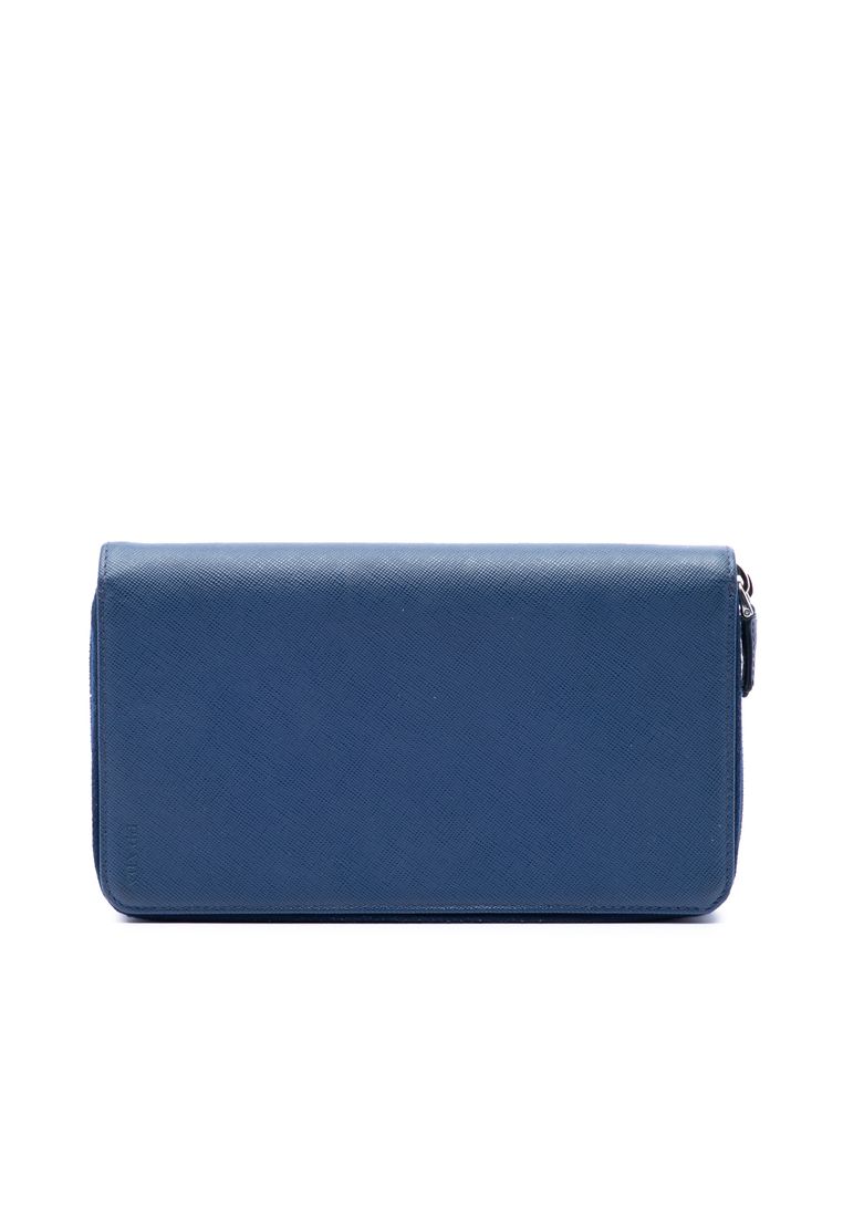 Prada Pre-Loved Prada Saffiano Double Zip Long Wallet