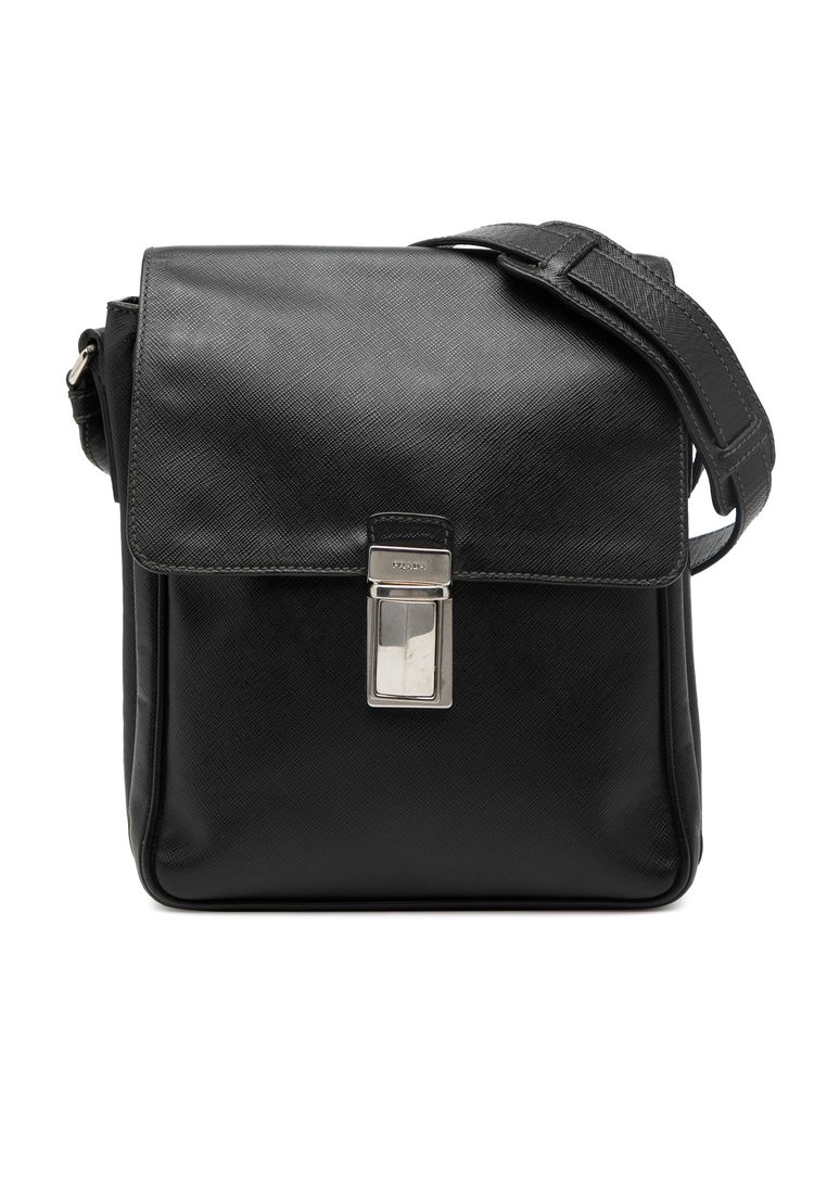 Prada Pre-Loved Prada Saffiano Travel Messenger Bag