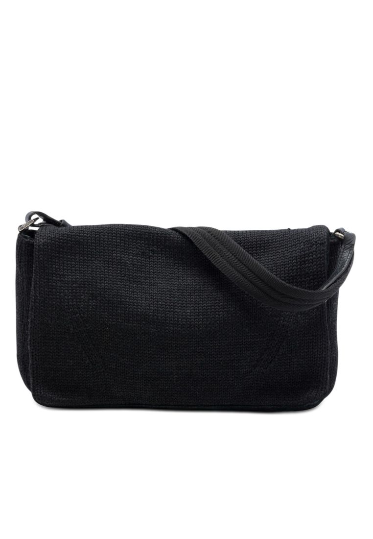 Prada Pre-Loved Prada Wool Shoulder Bag