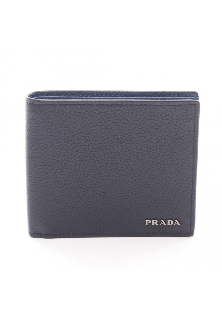 PRADA Pre-Loved Prada TORO Bi-fold wallet leather black