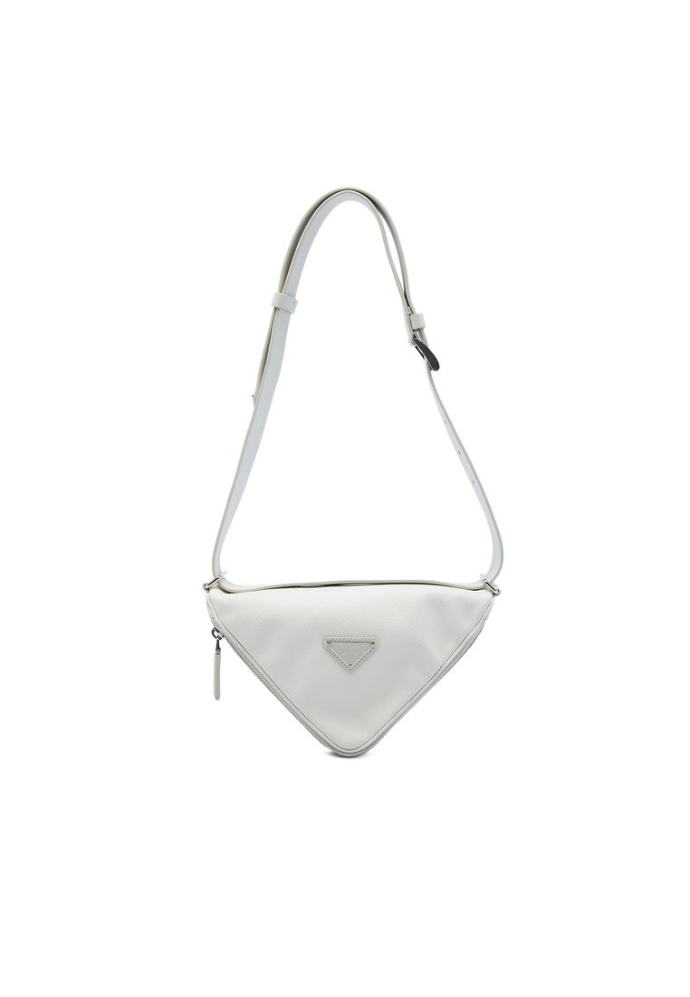 Prada Pre-Loved Prada Saffiano Cuir Triangle Convertible Shoulder Bag