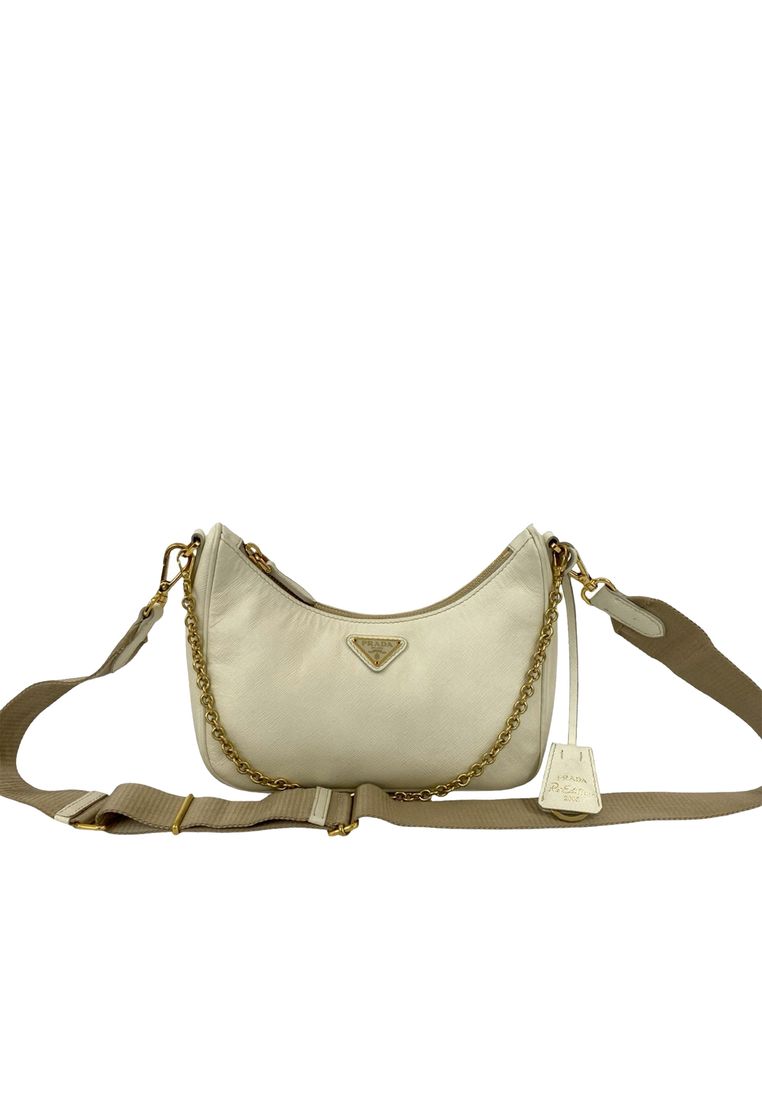 Prada Pre-Loved Prada Saffiano Re-edition 2005 Satchel