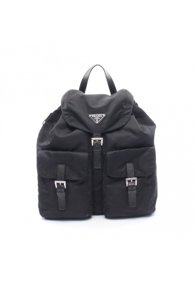 Prada Pre-Loved Prada Re-Nylon 2WAY Backpack rucksack Nylon leather black