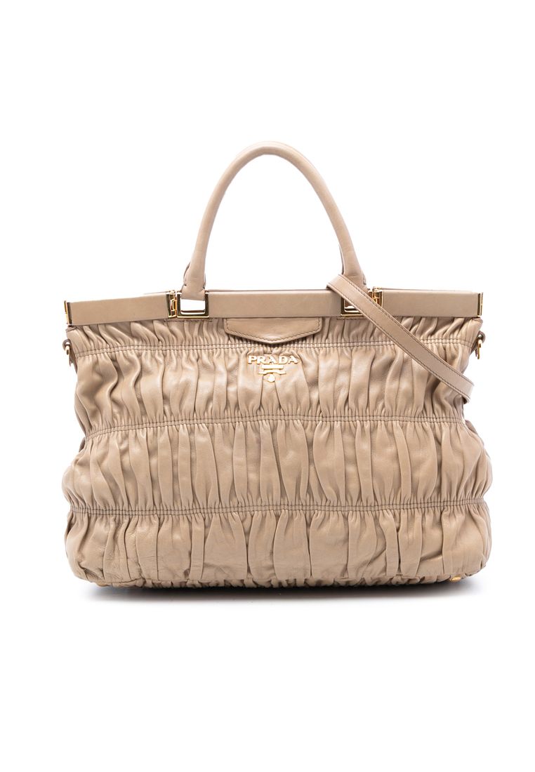 Prada Pre-Loved Prada Nappa Gaufre Satchel