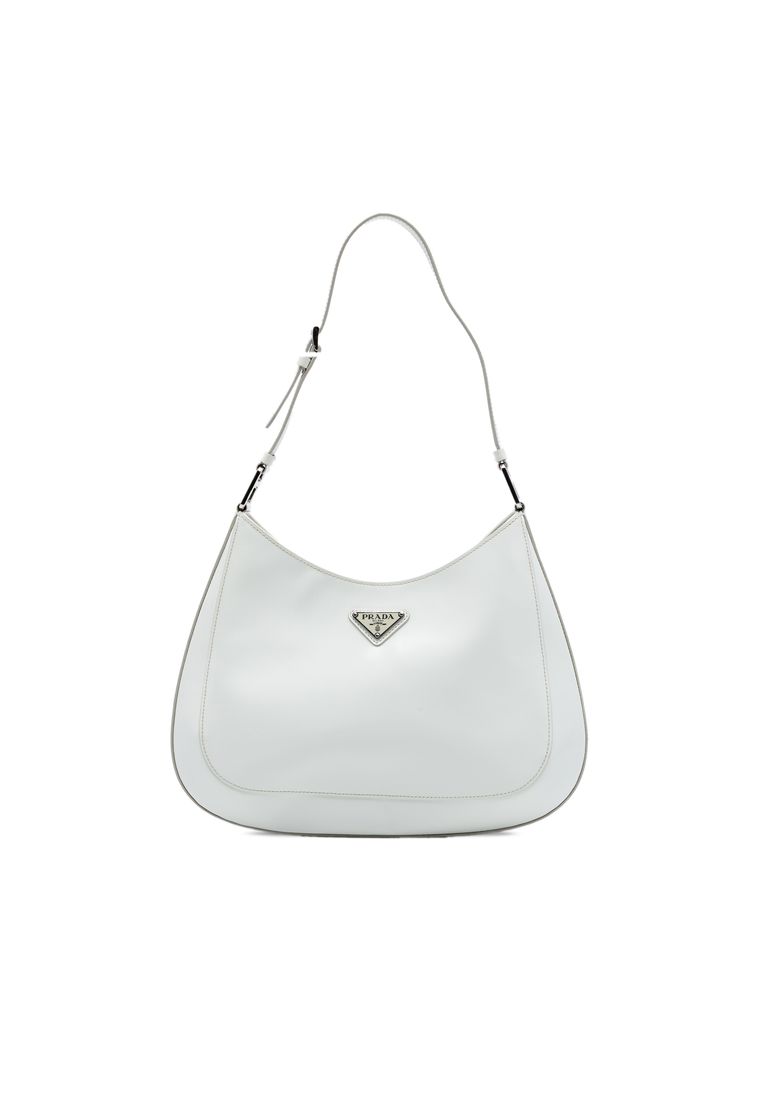 Prada Pre-Loved Prada Spazzolato Leather Cleo Shoulder Bag