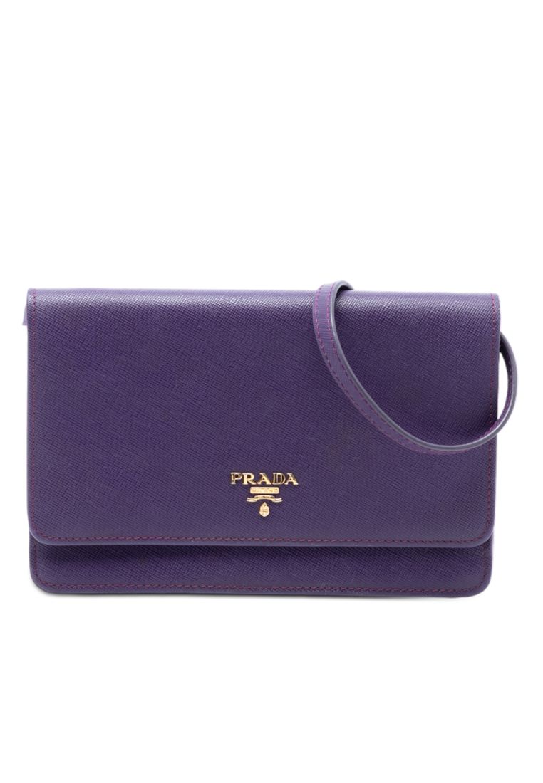 Prada Pre-Loved Prada Saffiano Wallet On Strap
