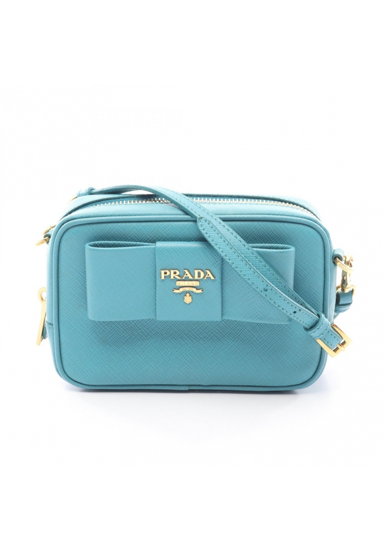 Prada Pre-Loved Prada SAFFIANO Shoulder bag Saffiano leather Emerald green