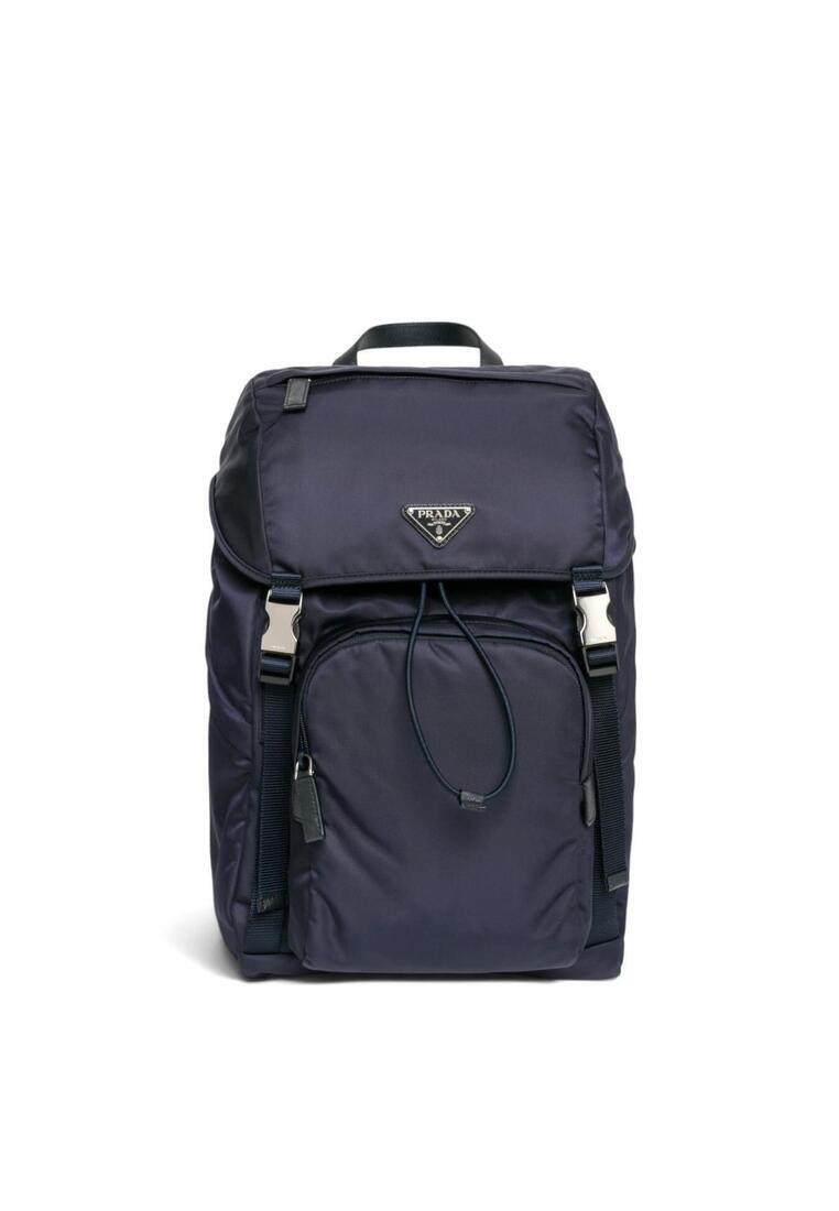 Prada Re-Nylon And Saffiano Leather Backpack