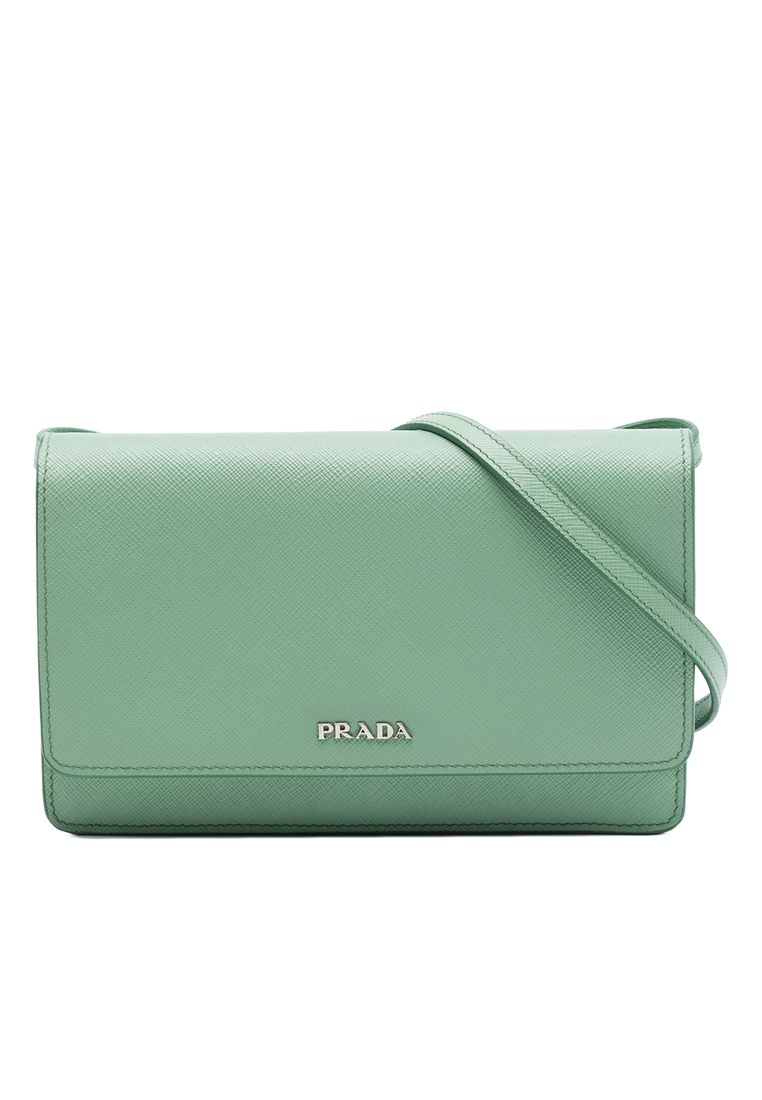 Prada Pre-Loved Prada Saffiano Wallet On Strap