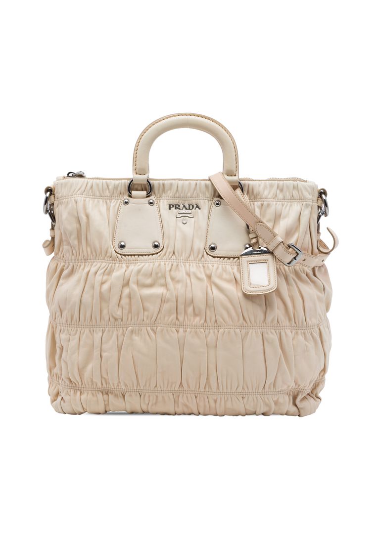 Prada Pre-Loved Prada Nappa Gaufre Satchel