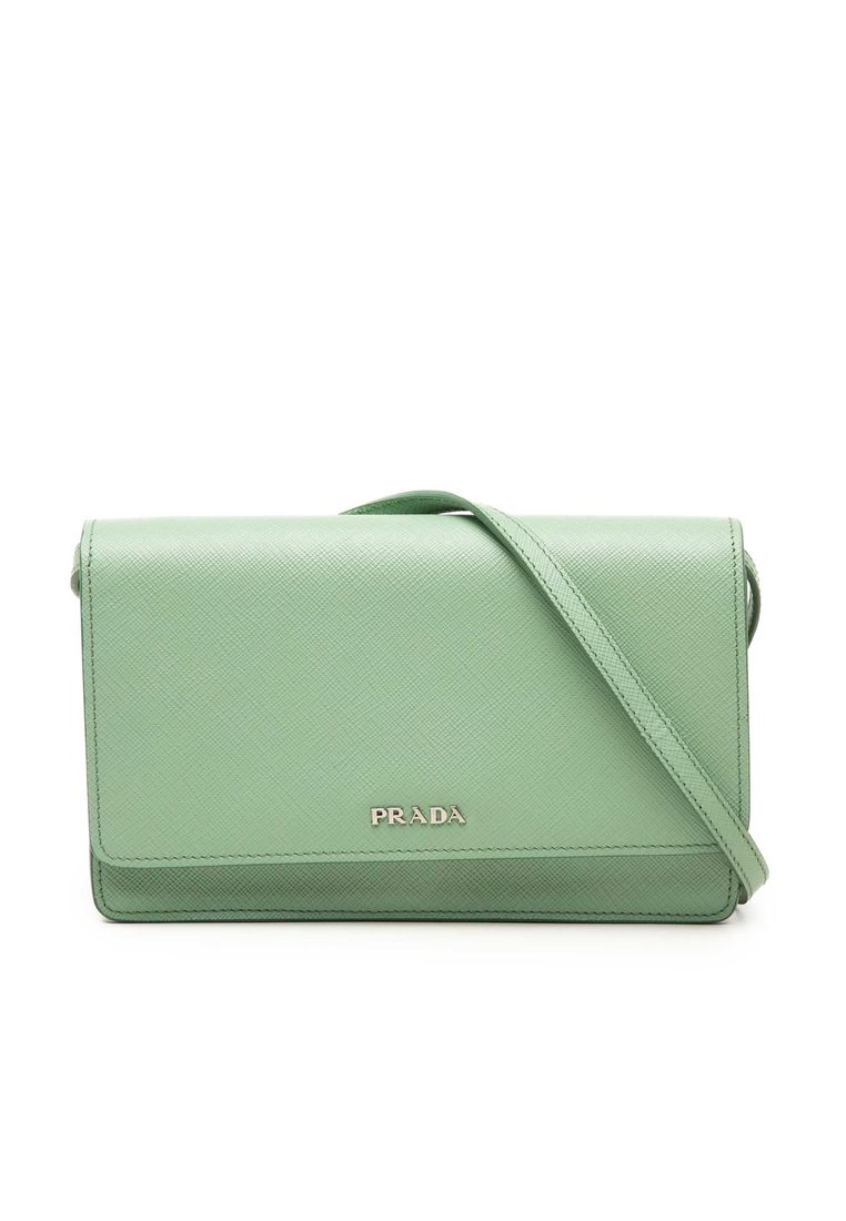 Prada Pre-Loved Prada Saffiano Wallet On Strap