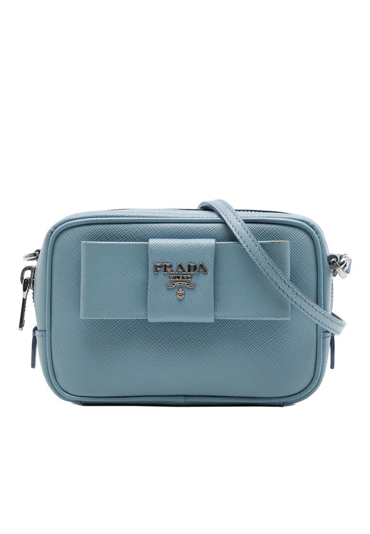 Prada Pre-Loved Prada Saffiano Fiocco Bow Camera Bag