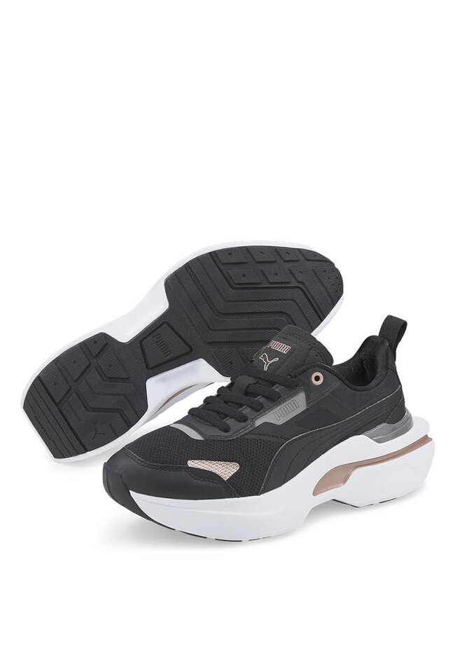 puma black lia running shoes