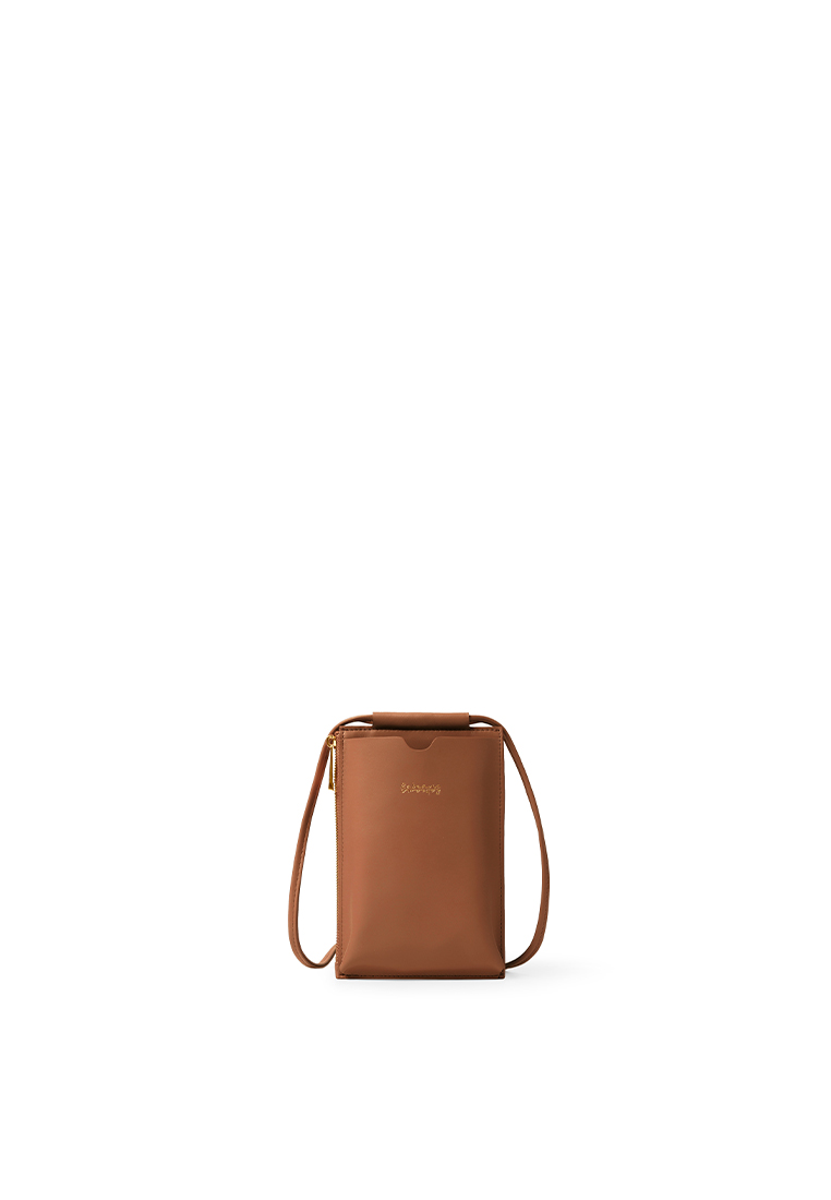 RABEANCO Strap Phone Pouch - Caramel