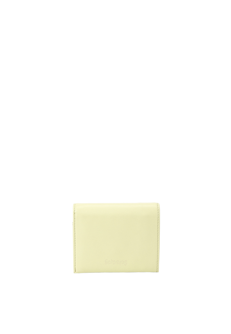 RABEANCO Snap Button Wallet - Yellow