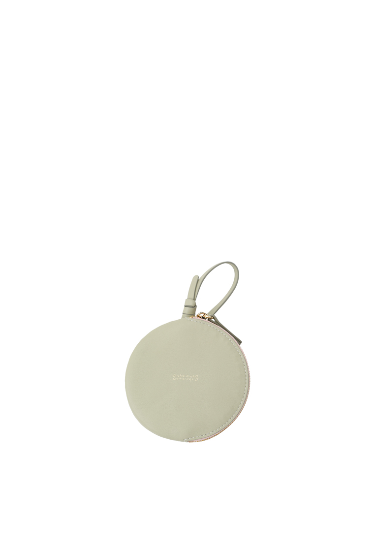 RABEANCO Strap Round Zip Card Case - Mint