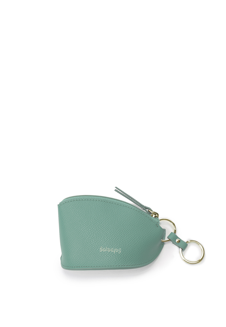 RABEANCO Zip Key & Card Case - Mint Blue