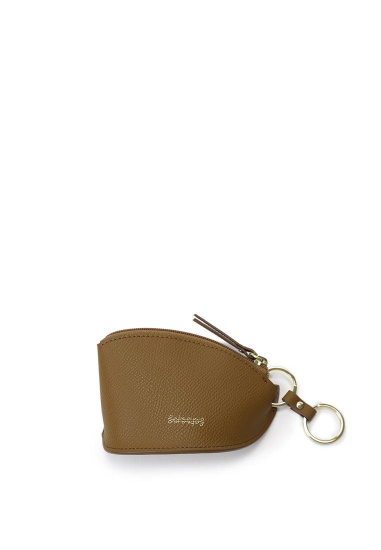 RABEANCO Zip Key & Card Case - Camel