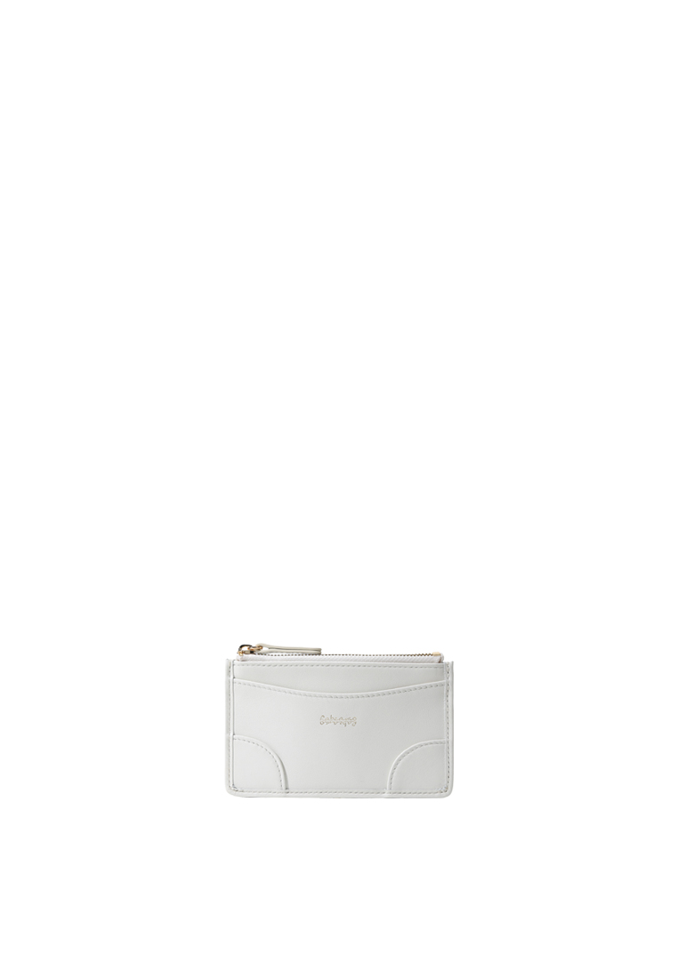 RABEANCO Zip Card Case - White