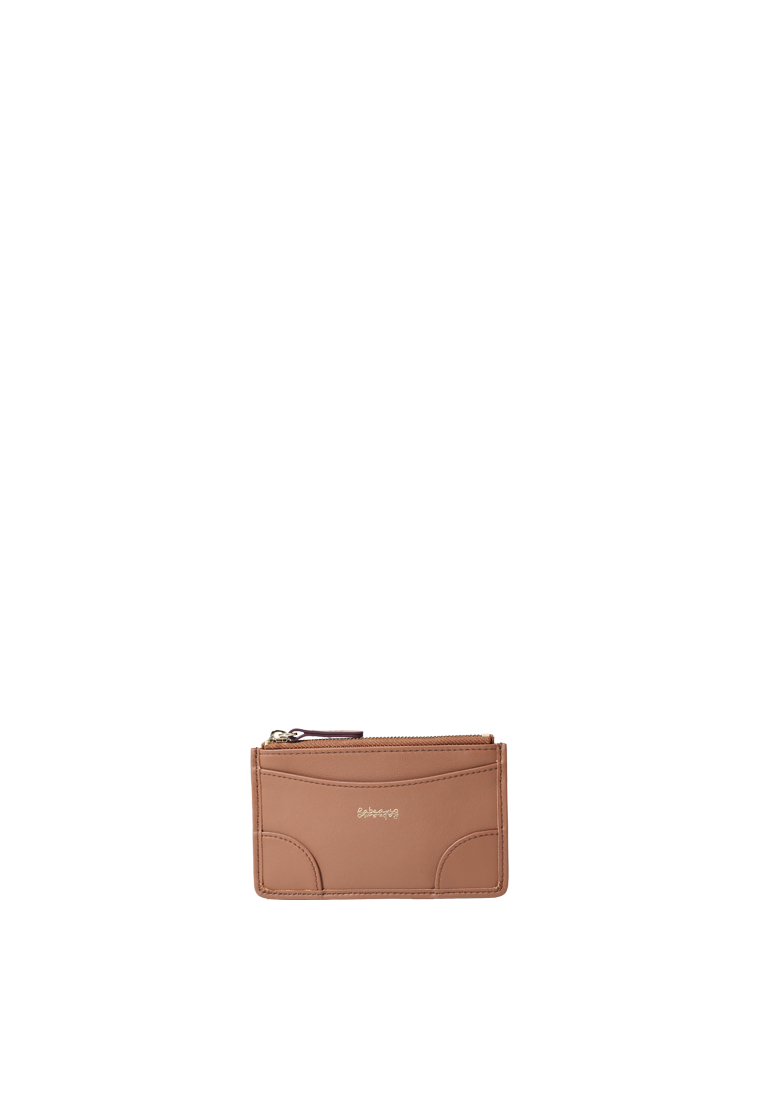 RABEANCO Zip Card Case - Caramel