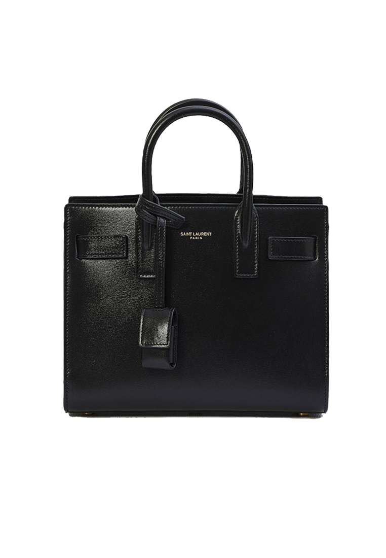 SAINT LAURENT YSL Sac De Jour Nano In Calf Leather Black 39203502G9W
