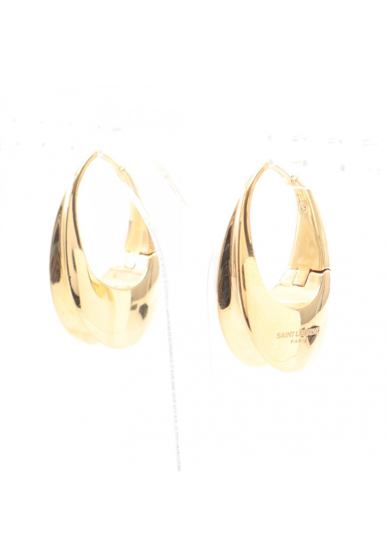 Saint Laurent Paris Pre-Loved SAINT LAURENT PARIS hoop earrings GP gold