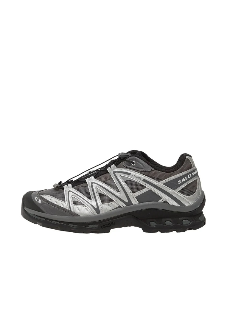 Salomon Unisex sports shoes in black/silver/Castle Rock 491716