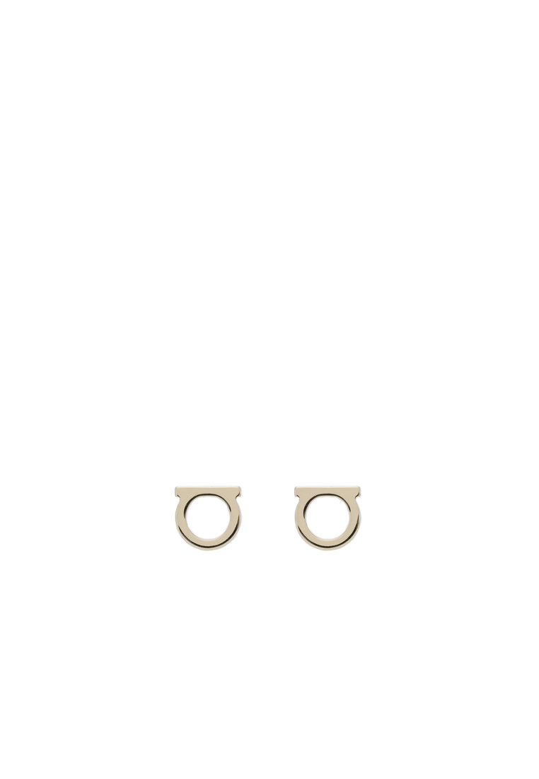 Salvatore Ferragamo Brass Stud Earrings