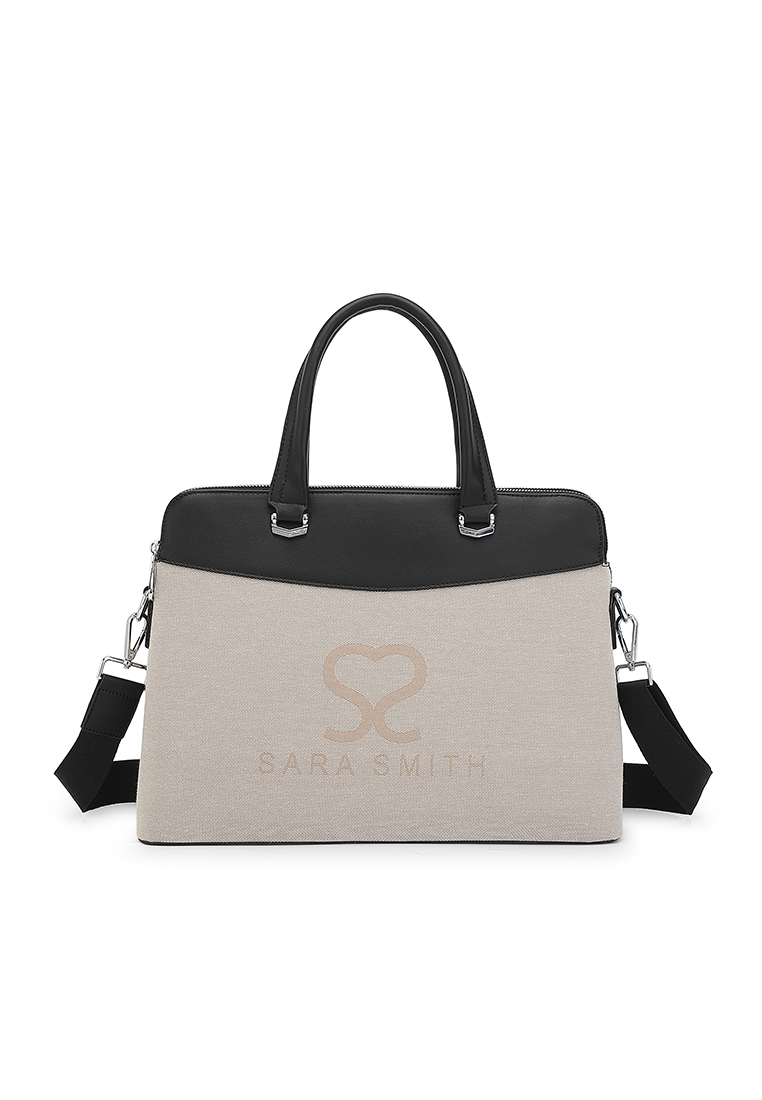 Sara Smith Women's Laptop Bag / Briefcase / Sling Bag - Black
