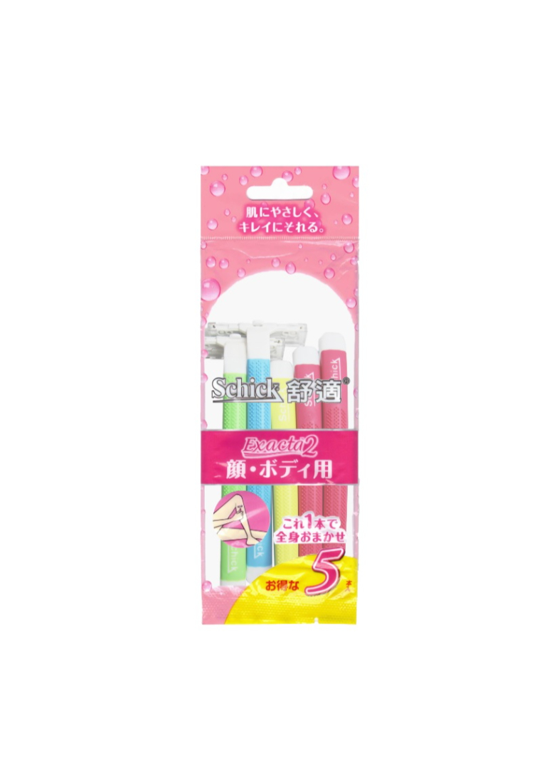 Schick Schick Disposable Razor Rainbow Color 5piece