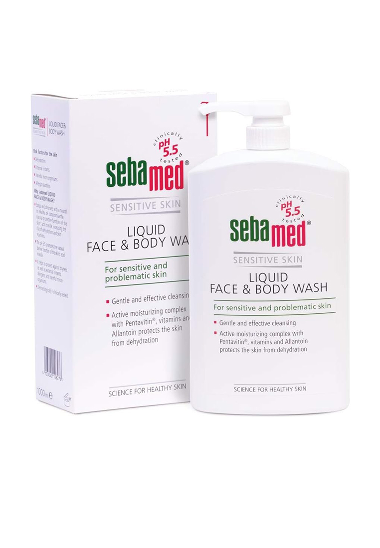 Sebamed sebamed - PH5.5 Liquid Face & Body Wash 1000ml / 1L