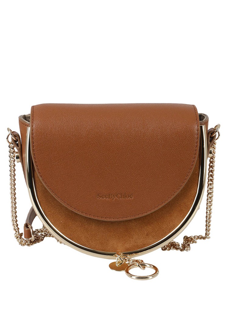 See by Chloe Mara Evening Crossbody Bag in Caramelo