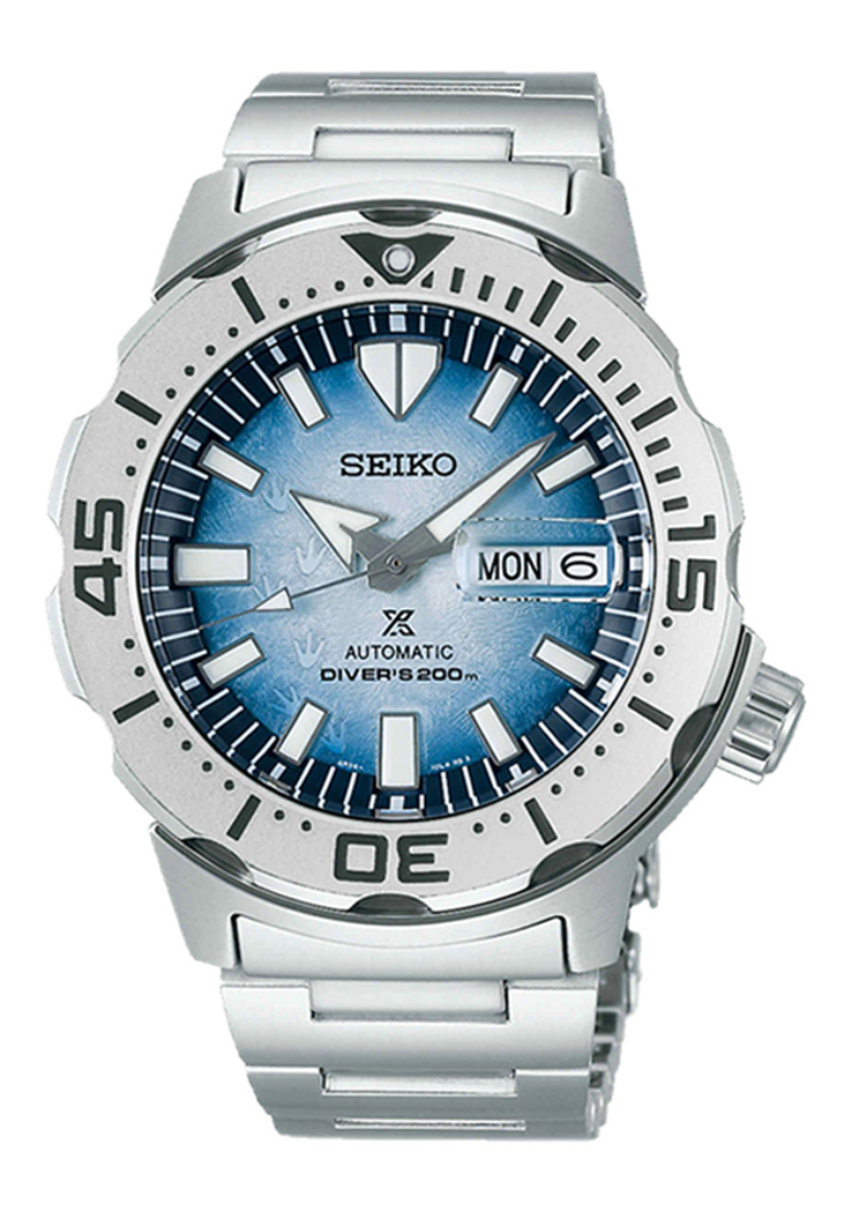 Seiko Prospex Save The Ocean Frost Monster Special Edition Automatic Diver's SRPG57 SRPG57J1 SRPG57J
