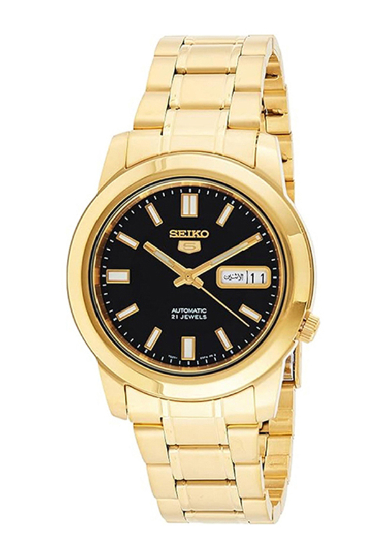 Seiko 21 Jewels Men Automatic Watch SNKK22J Silver Stainless Steel Strap