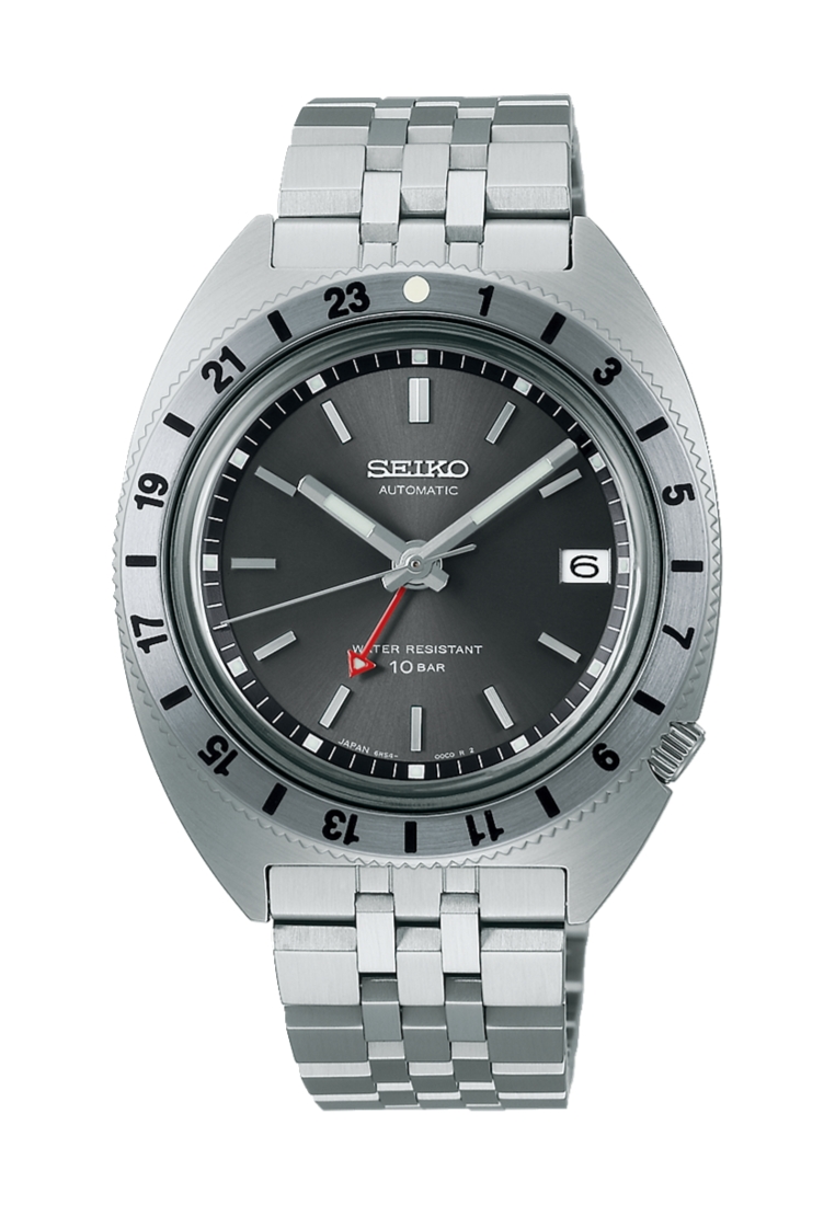 Seiko Seiko Prospex ‘Navigator Timer’ Land Mechanical GMT Limited Edition Stainless Steel Band Watch