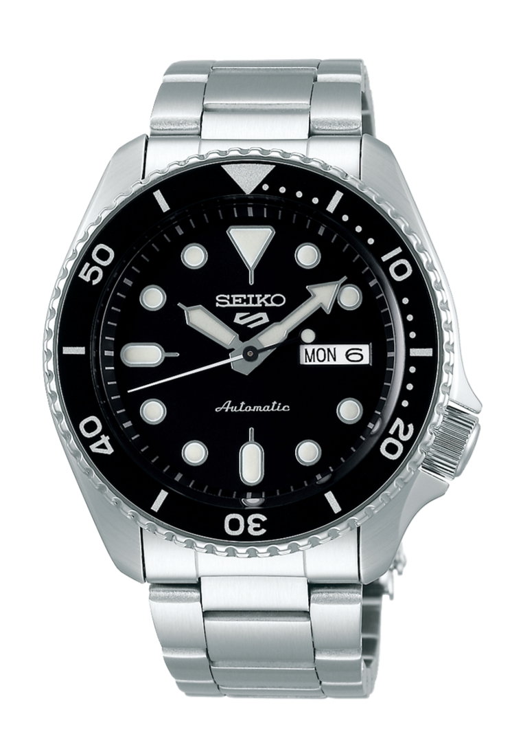 Seiko Seiko 5 Sports SKX Series Black Dial Stainless Steel Band Automatic Watch SRPD55K1
