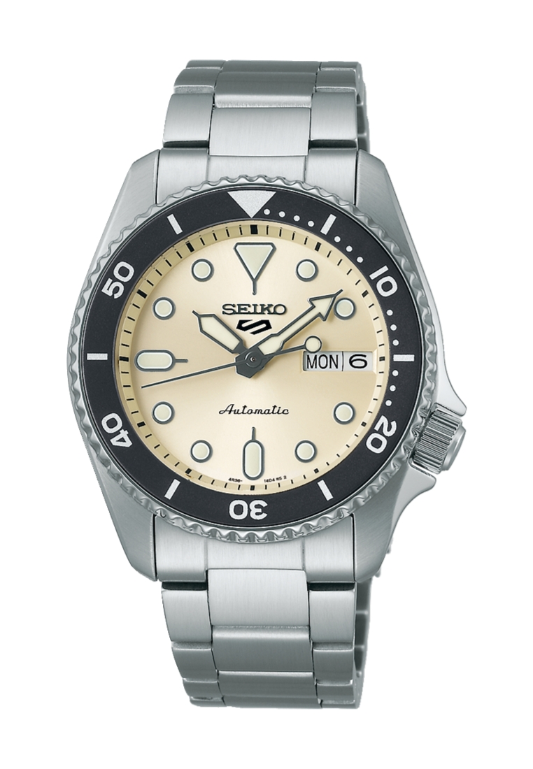 Seiko Seiko 5 Sports SKX Series Midi Champagne Dial Stainless Steel Band Automatic Watch SRPK31K1