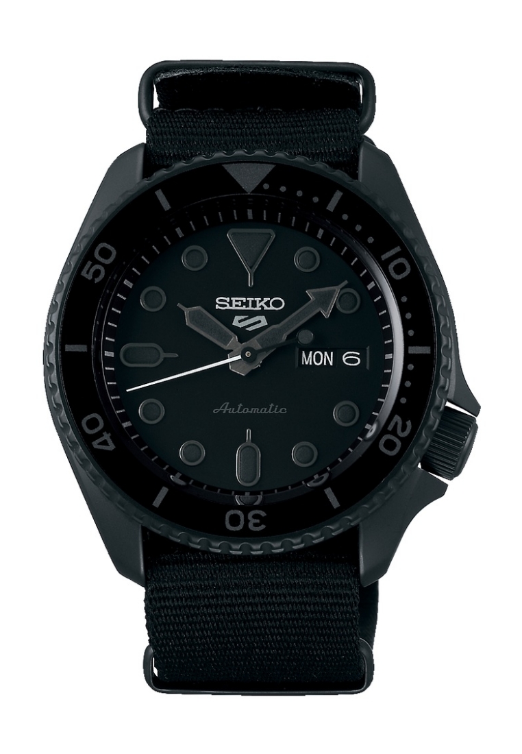Seiko Seiko 5 Sports SKX Series Black Dial Black Nylon Band Automatic Watch SRPD79K1