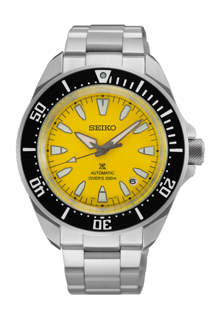 Seiko Seiko Prospex 'Samurai' Asia-Pacific Limited Edition Yellow Dial Stainless Steel Band Mechanic