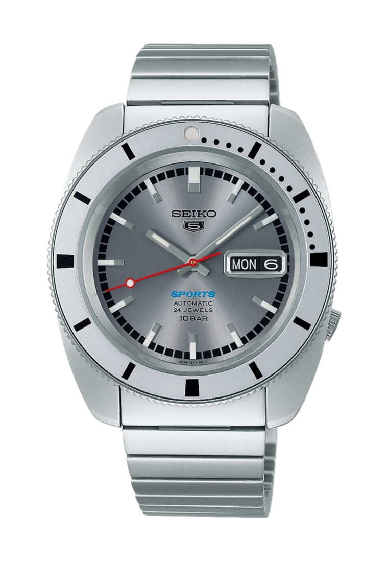 Seiko Seiko 5 Sports ‘Ash Blue’ 1968 Heritage Design Re-creation Limited Edition Automatic Watch SRP