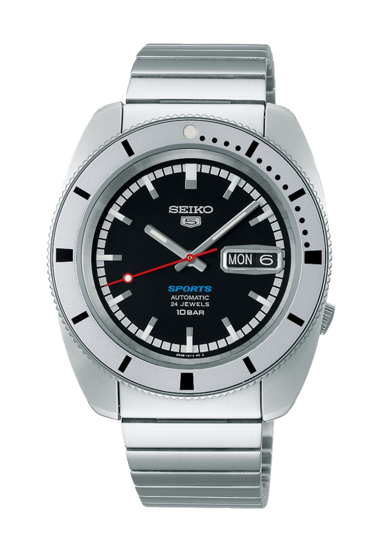 Seiko Seiko 5 Sports ‘Pepper Black’ 1968 Heritage Design Re-creation Limited Edition Automatic Watch