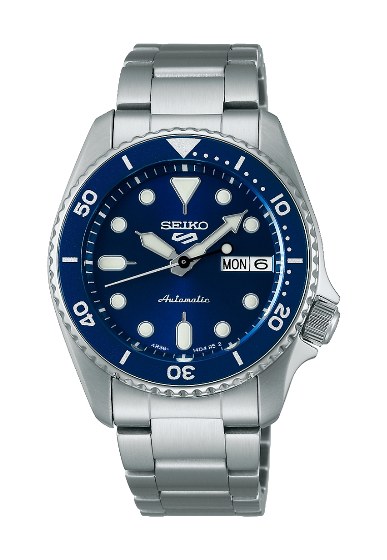 Seiko Seiko 5 Sports SKX Series ‘Street Denim’ Blue Dial Stainless Steel Band Automatic Watch SRPL77