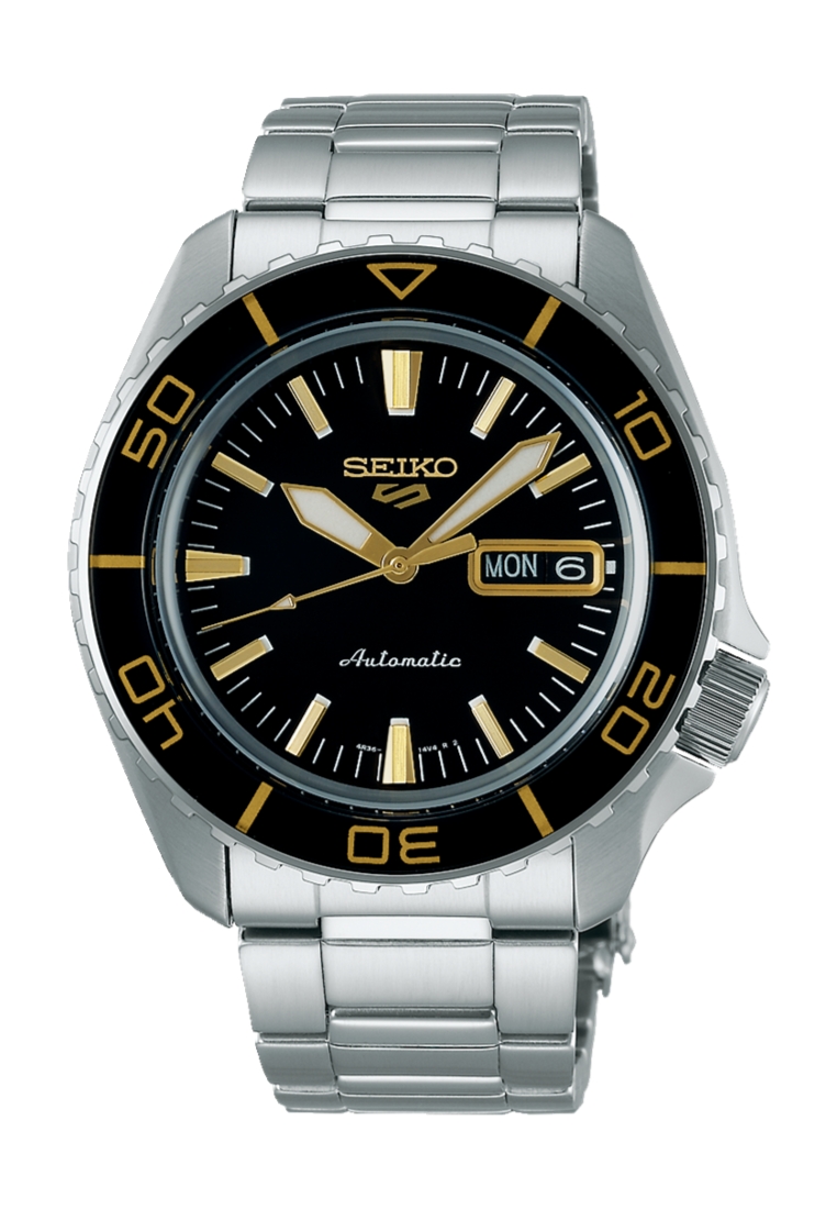 Seiko Seiko 5 Sports SKX – SNZH5 Blacktone Redux Stainless Steel Band Automatic Watch SRPK99K1