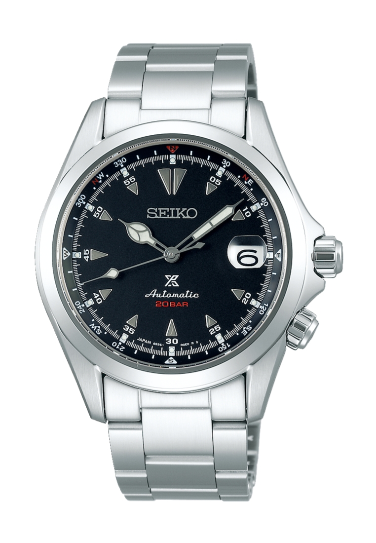 Seiko Seiko Prospex ‘Alpinist’ Black Dial Stainless Steel Band 200M Water Resistant Automatic Watch 